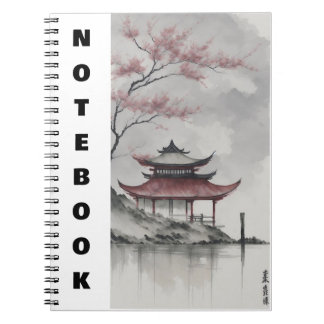Cuaderno Portátil de fotos espirales de estilo japonés