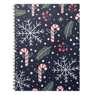 Cuaderno Portátil de fotos espirales de navidades