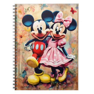 Cuaderno Portátil de fotos espirales - Minnie y Mickey