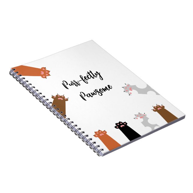 Cuaderno Portátil de fotos espirales Purr-Friend (Lado Derecho)
