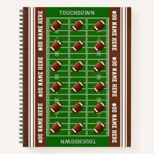 Cuaderno Portátil de fútbol de campo personalizado de Gua