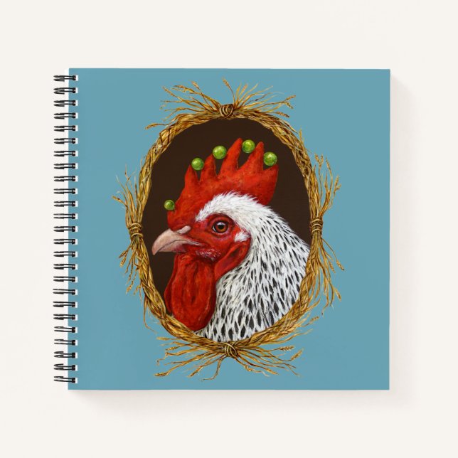 Cuaderno Portátil de gallos y peep (Anverso)