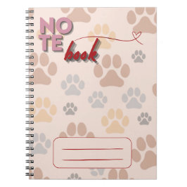 Cuaderno Portátil de garras de perro