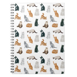 Cuaderno Portátil de gatos lúdicos