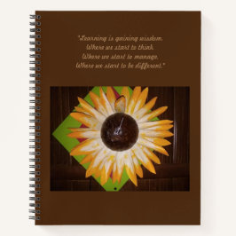 Cuaderno Portátil de girasol