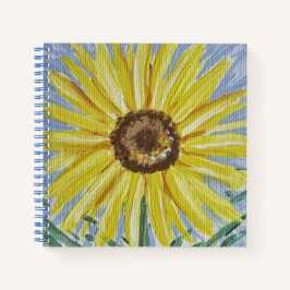 Cuaderno Portátil de girasol