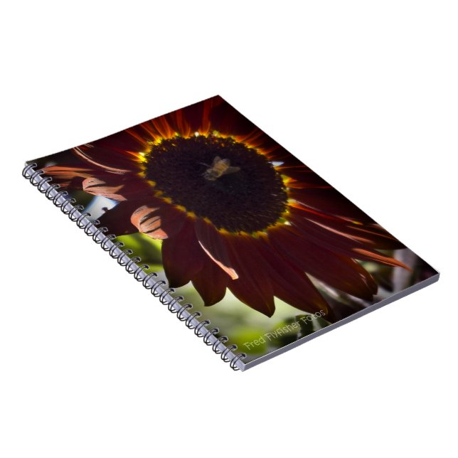 Cuaderno Portátil de girasol (Lado Derecho)