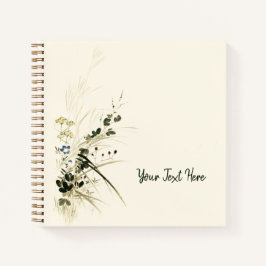 Cuaderno Portátil de gramaje otoñal de estilo japonés