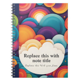 Cuaderno Portátil de gratitud personalizado
