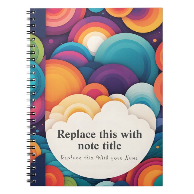 Cuaderno Portátil de gratitud personalizado (Frente)