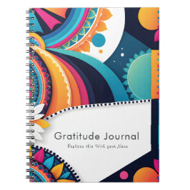 Cuaderno Portátil de gratitud personalizado