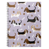 Portátil de Huesos y Papas de Perro Basset Hound