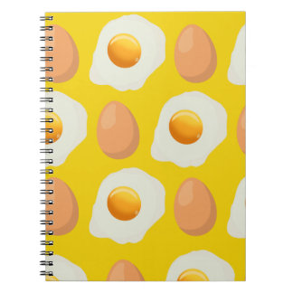Cuaderno ¡Portátil de huevo y huevo frito amarillo!