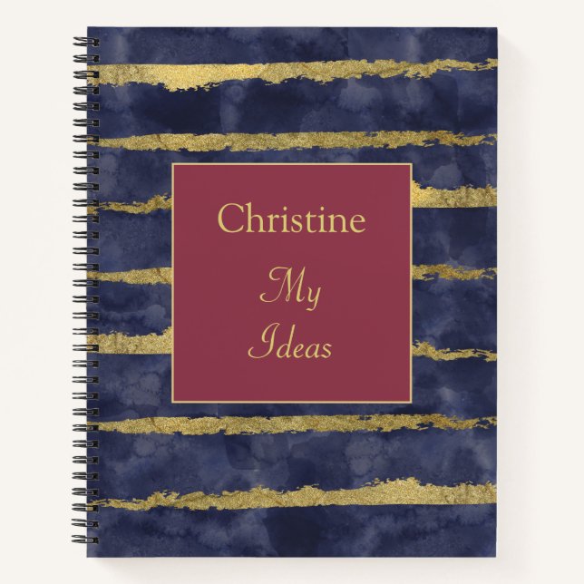Cuaderno Portátil de ideas personalizadas (Anverso)