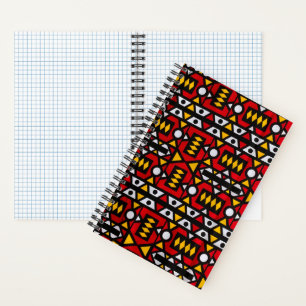 Cuaderno Portátil de impresión africano