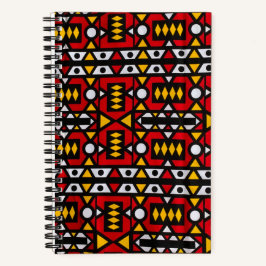 Cuaderno Portátil de impresión africano
