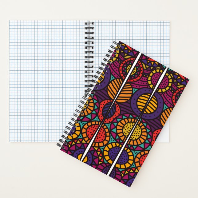 Cuaderno Portátil de impresión africano (Interior)