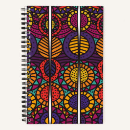 Cuaderno Portátil de impresión africano