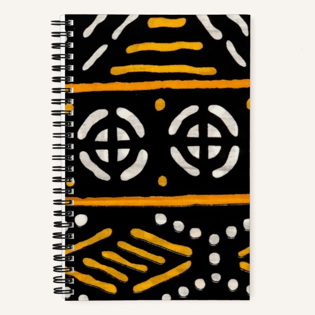 Cuaderno Portátil de impresión africano (Anverso)