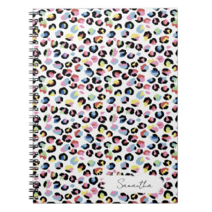 Cuaderno Portátil de impresión animal colorido y personaliz