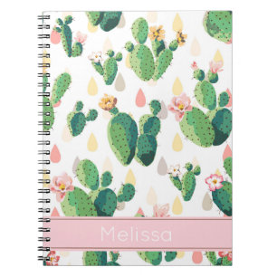 Cuaderno Portátil de impresión Cactus personalizado