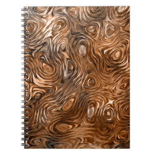 Cuaderno Portátil de impresión "de cobre" fundido