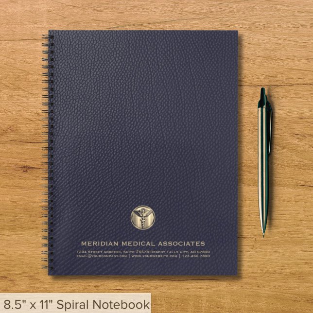 Cuaderno Portátil de impresión de cuero azul profesional mé (Subido por el creador)