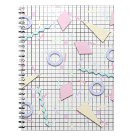 Cuaderno Portátil de impresión Geo Candy Pastel de los años