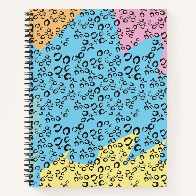 Cuaderno Portátil de impresión Leopard (Anverso)