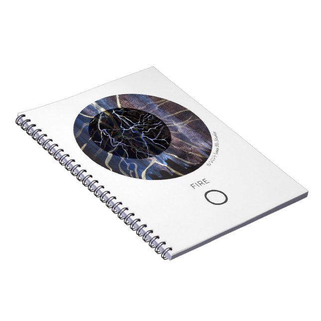 Cuaderno Portátil de incendio Susea Blu Studios Fire (Lado Derecho)