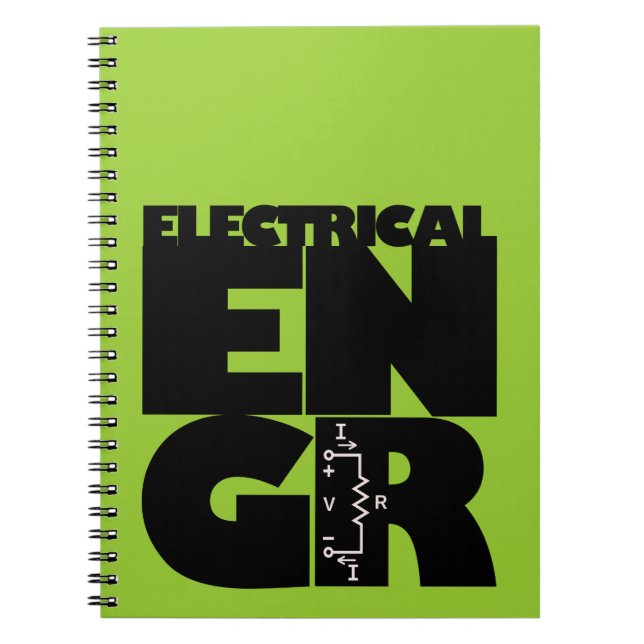 Cuaderno Portátil de ingeniero eléctrico (Frente)