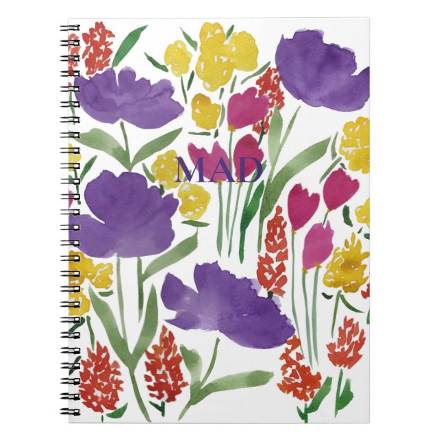 Cuaderno Portátil de jardín de verano para personalizar (Frente)