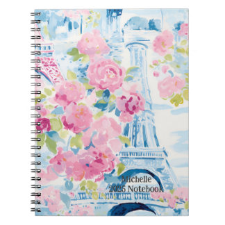 Cuaderno Portátil de jardín parisino personalizado