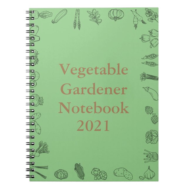 Cuaderno Portátil de jardín vegetal (Frente)