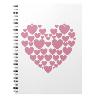 Cuaderno Portátil de Journal con gran corazón