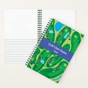Cuaderno Portátil de juego de golf personalizado para miemb