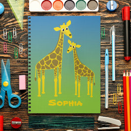 Cuaderno Portátil de la familia Giraffe