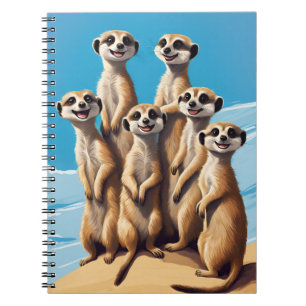 Cuaderno Portátil de la familia Meerkat - Inspirado en la v