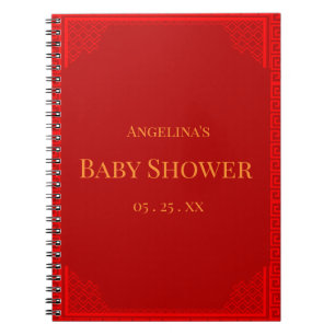 Cuaderno Portátil de la lista de regalo de Baby Shower para