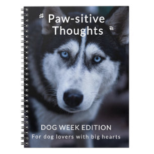 Cuaderno Portátil de la Semana del Perro personalizado - Cu