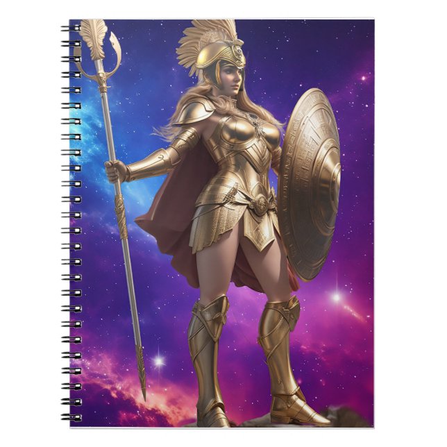 Cuaderno Portátil de la serie Athena Mythology (Frente)