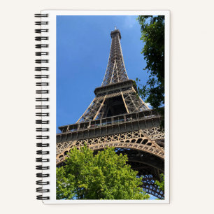 Cuaderno Portátil de la Torre Eiffel (cubierta dura)