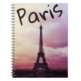 Cuaderno Portátil de la Torre Eiffel de París