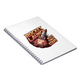 Cuaderno Portátil de lanzamiento de cohetes intenso y audaz
