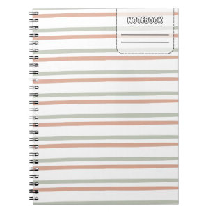 Cuaderno Portátil de línea de color Pastel