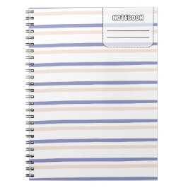 Cuaderno Portátil de línea de color Pastel