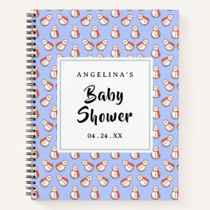 Cuaderno Portátil de lista de regalos Baby Shower del patró