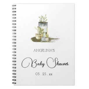 Cuaderno Portátil de lista de regalos de Baby Shower con pr