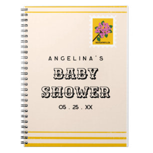 Cuaderno Portátil de lista de regalos de Baby Shower con se