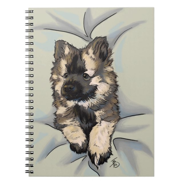 Cuaderno Portátil de lluvia otoñal (Frente)